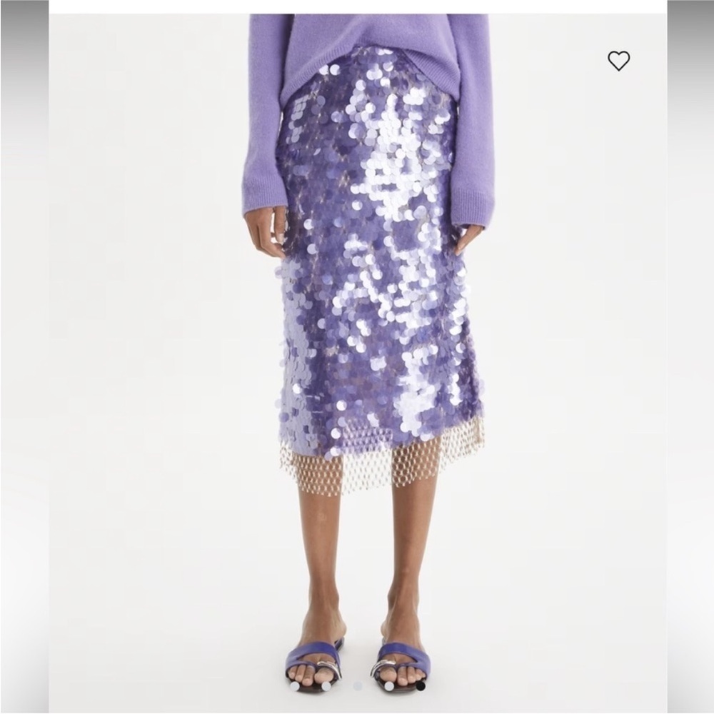 Tory Burch Sequin Shell Skirt - Picture 7 of 13